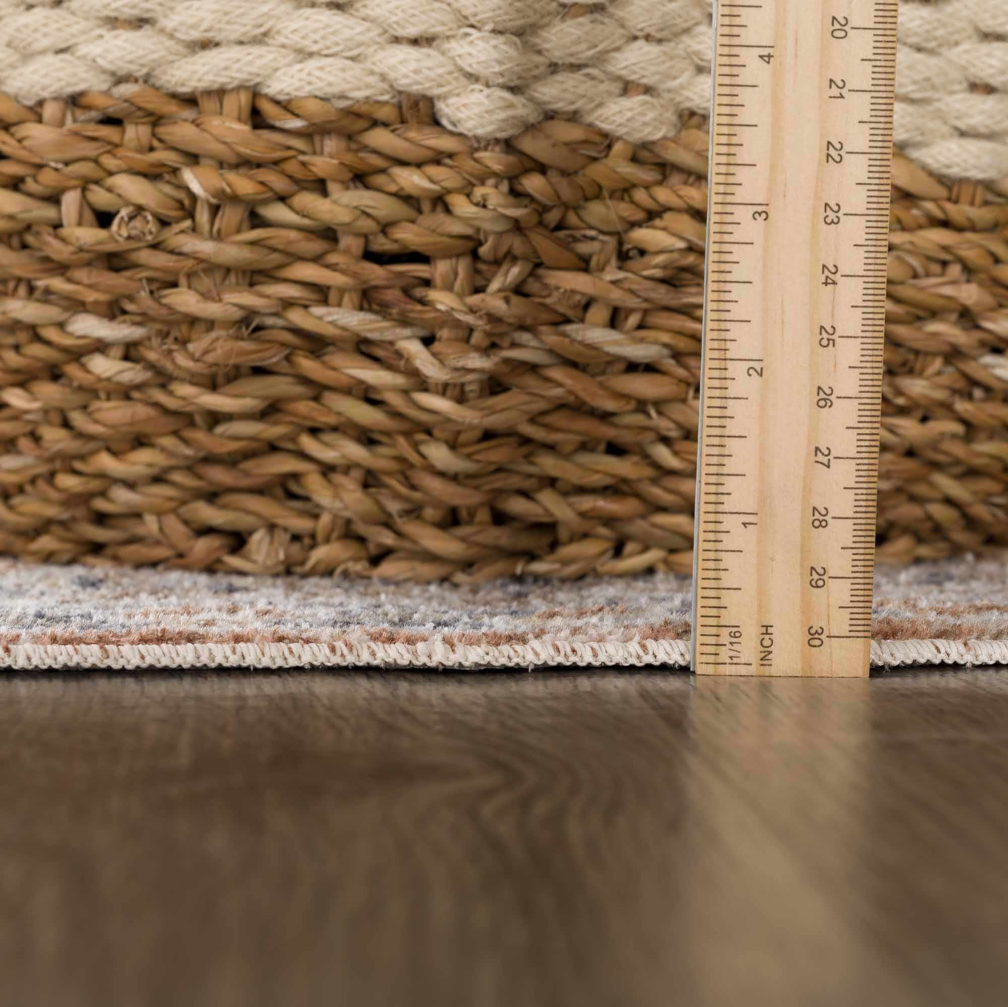 Gael Rust Washable Runner Rug