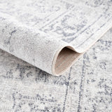 Akram Cream & Antrasit Washable Runner Rug