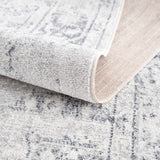 Akram Cream & Antrasit Washable Runner Rug