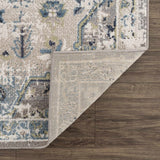 Cabacungan Gray & Blue Washable Runner Rug