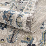 Cabacungan Gray & Blue Washable Runner Rug