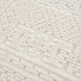 Bahar Cream Washable Runner Rug