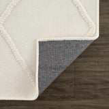 Amani White Runner Rug