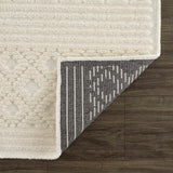 Drago White Runner Rug