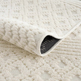 Drago White Runner Rug