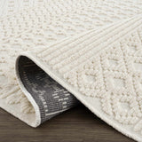 Drago White Runner Rug