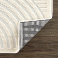 Deron White 7ft Runner Rug