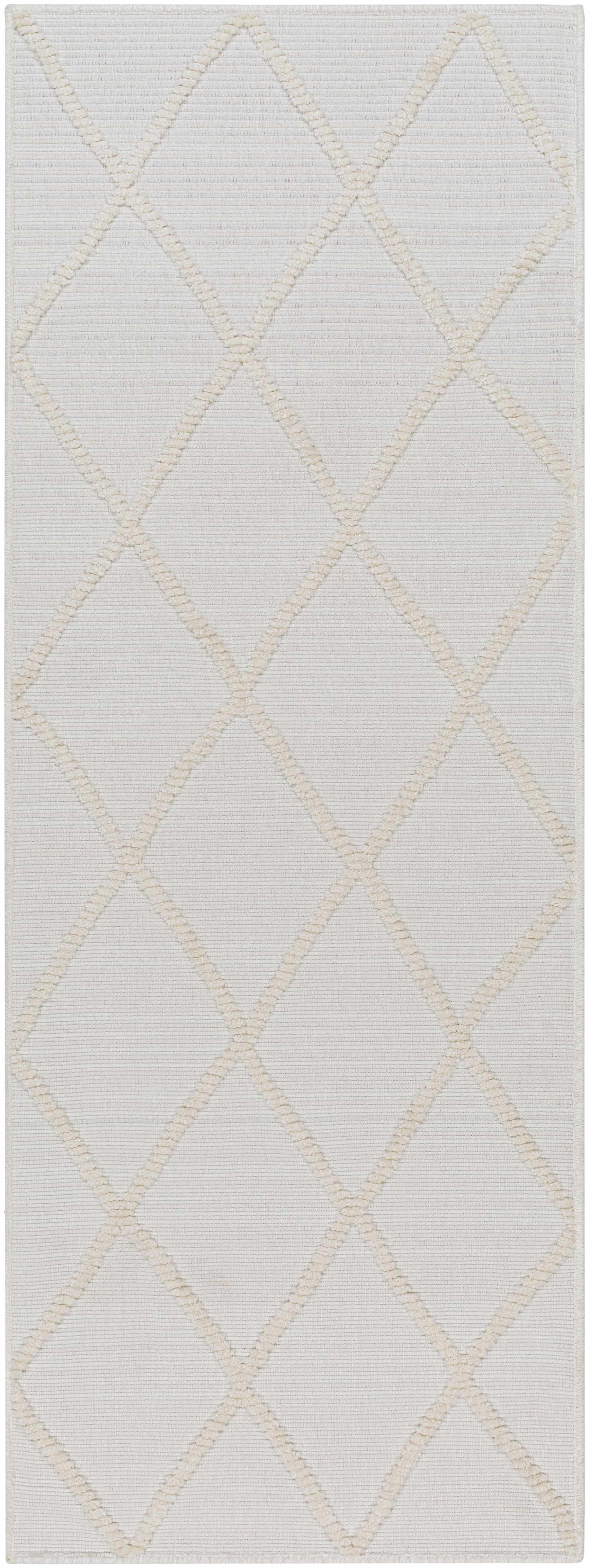 Amani White Runner Rug