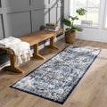 Buenaventura Navy Runner Rug