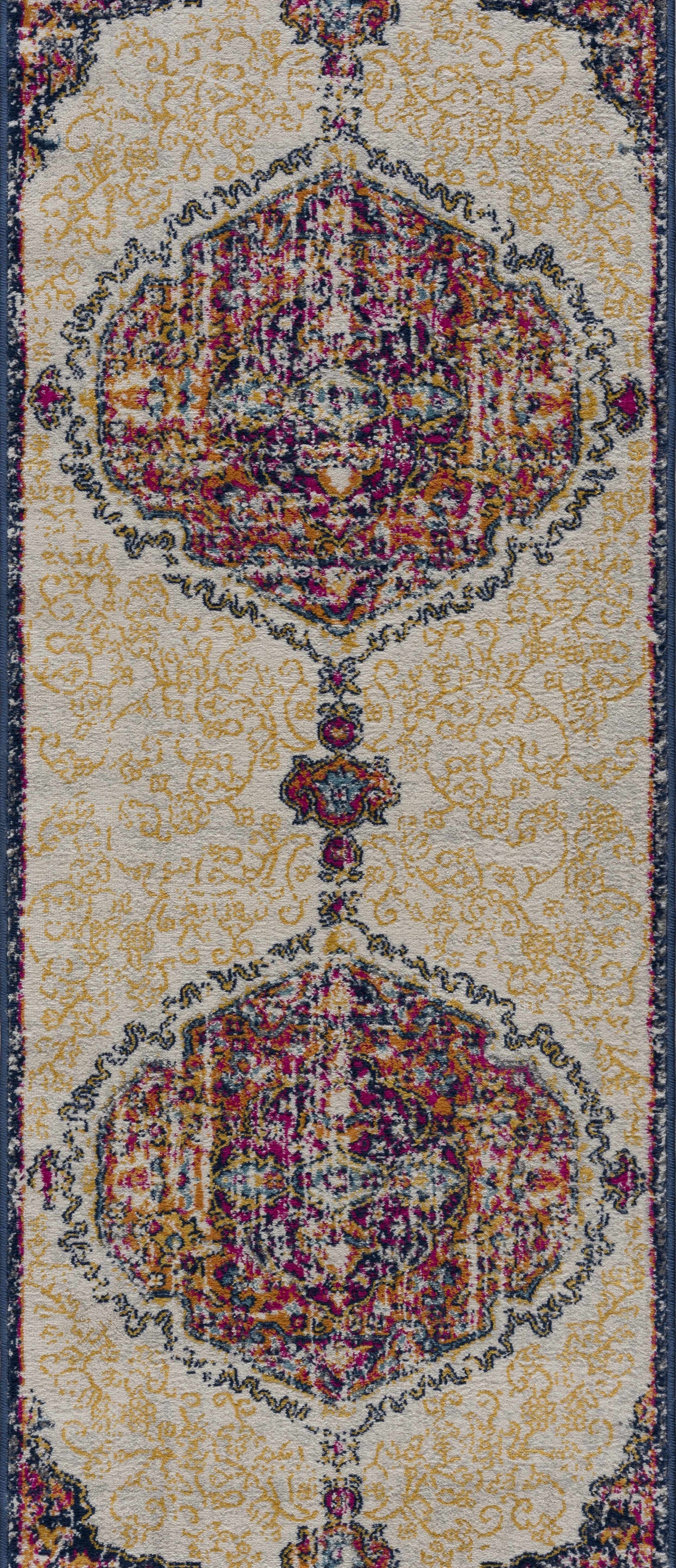 Tigrit Blue & Orange 2300 Runner Rug