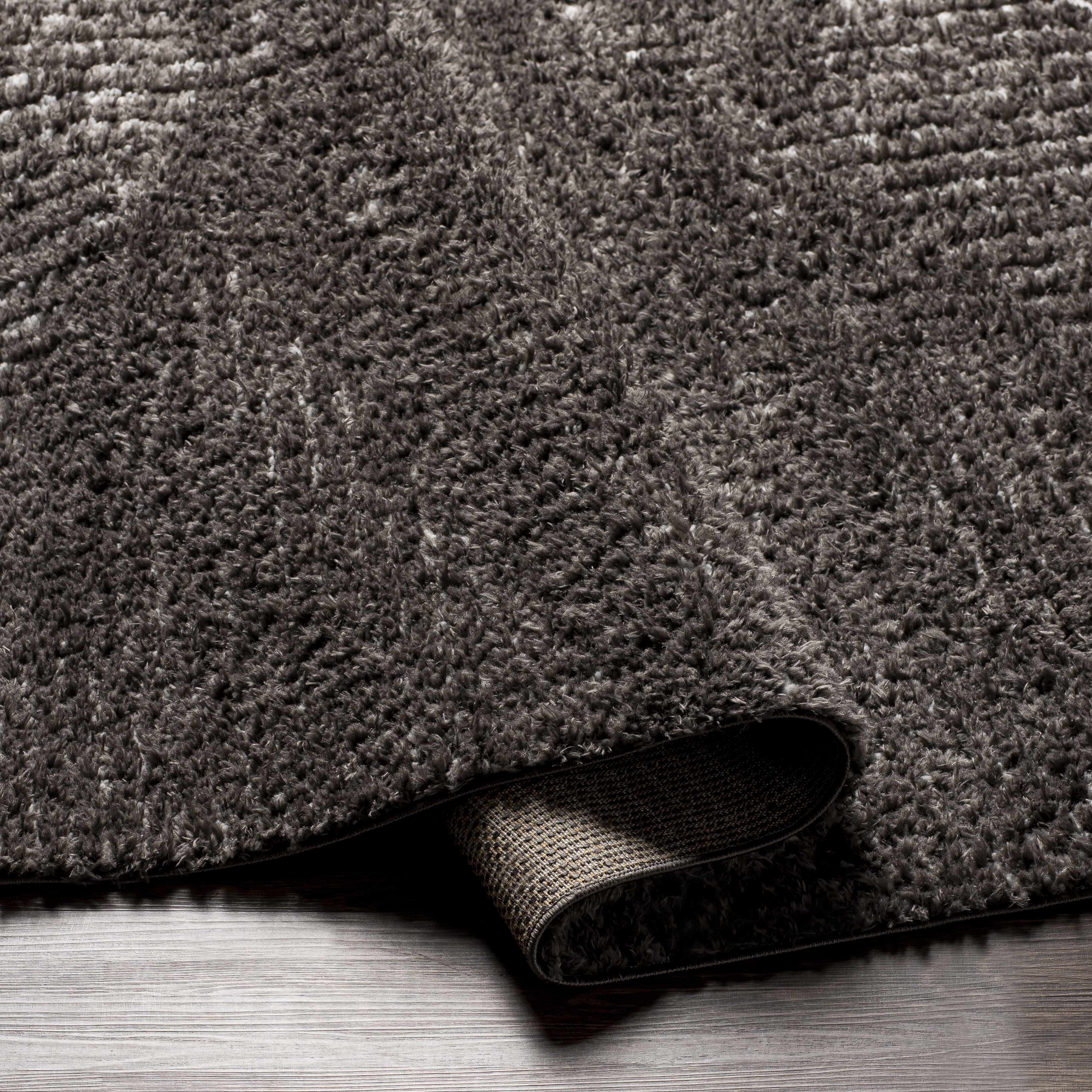 Claver Charcoal Runner Rug