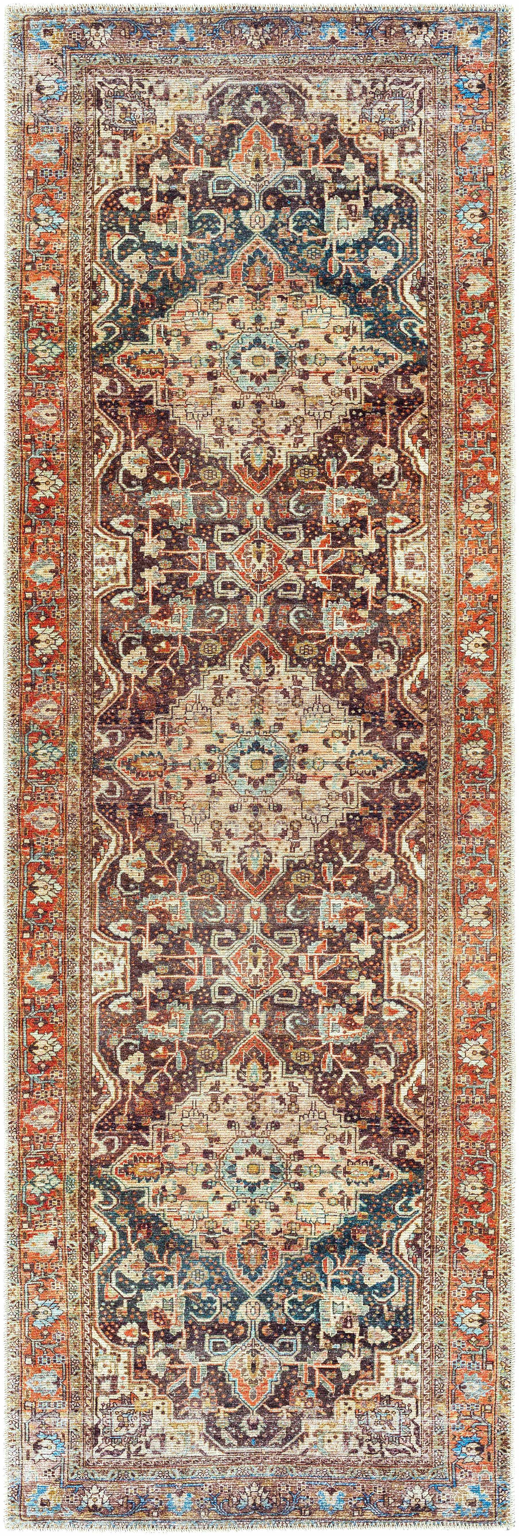 Portlaw Washable Runner Rug