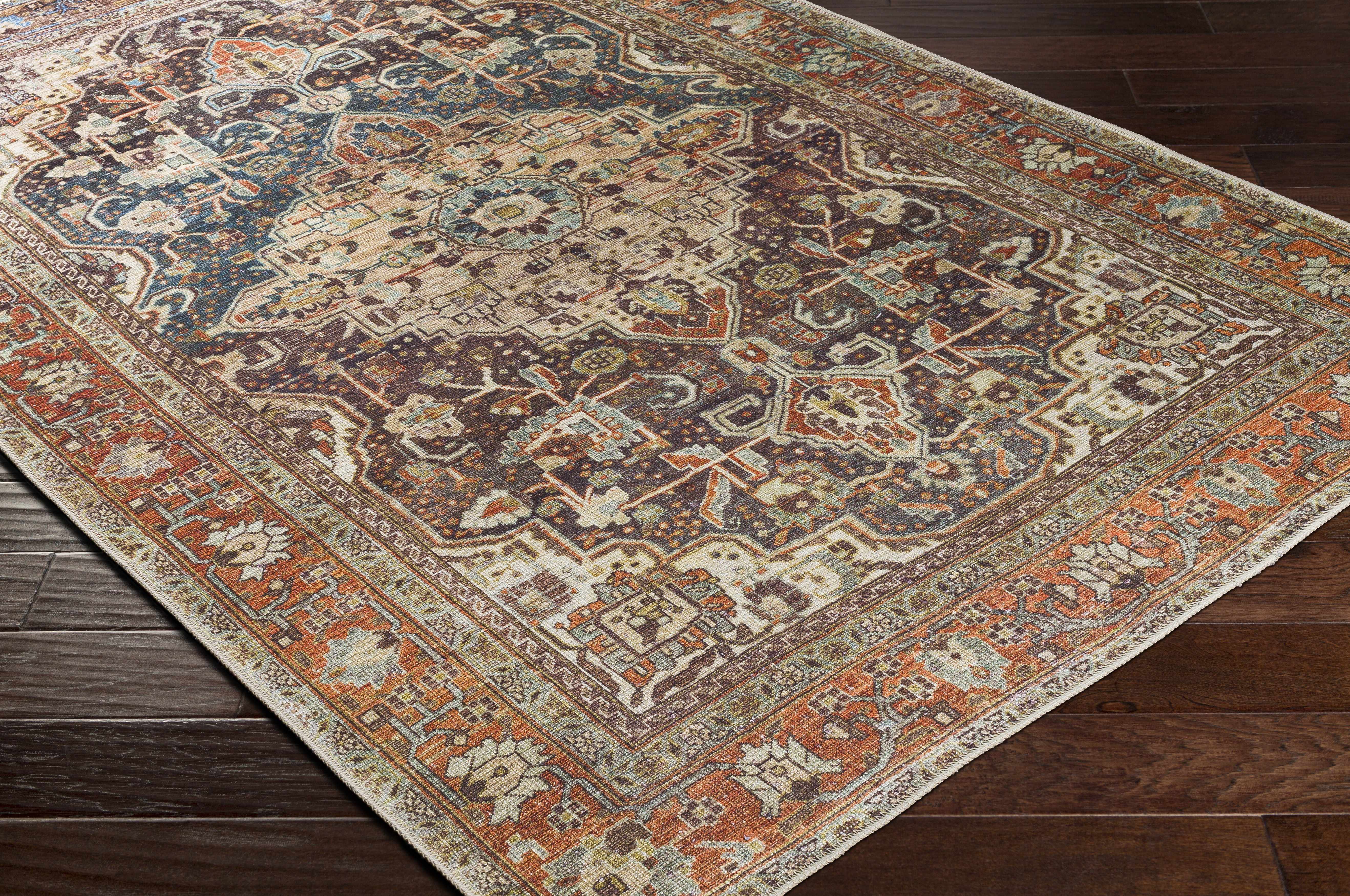 Portlaw Washable Runner Rug