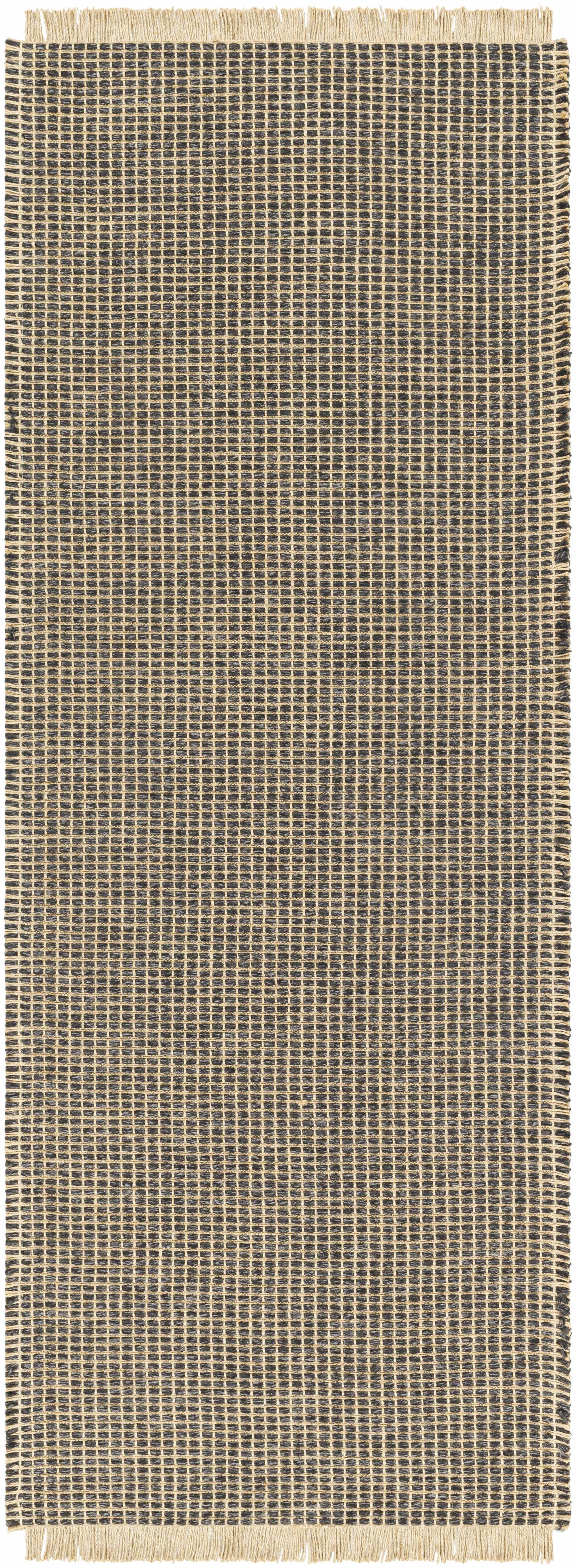 Kimi Jute Black Runner Rug - Surya X Becki Owens