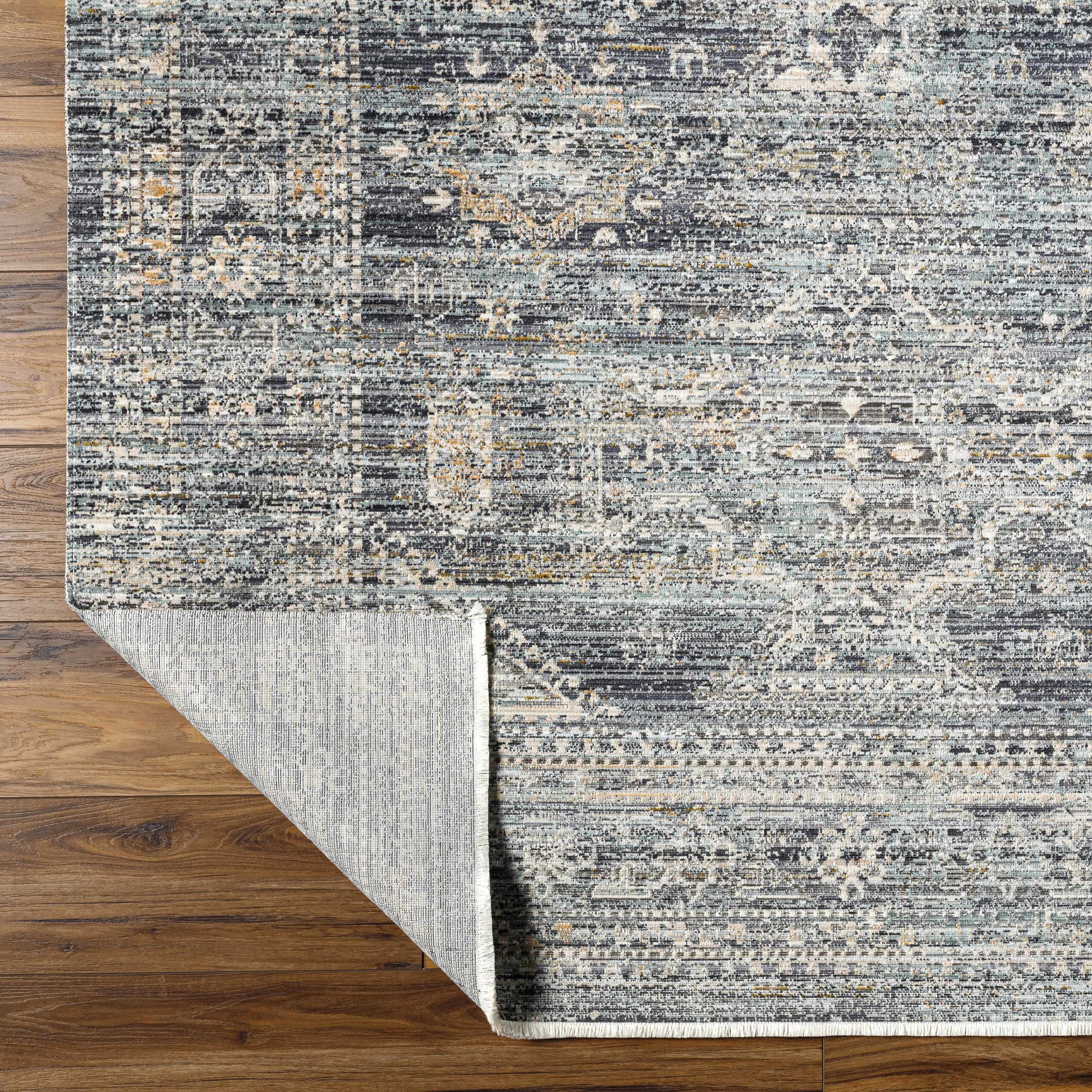 Margaret Medallion Navy Washable Runner Rug - Surya x Becki Owens