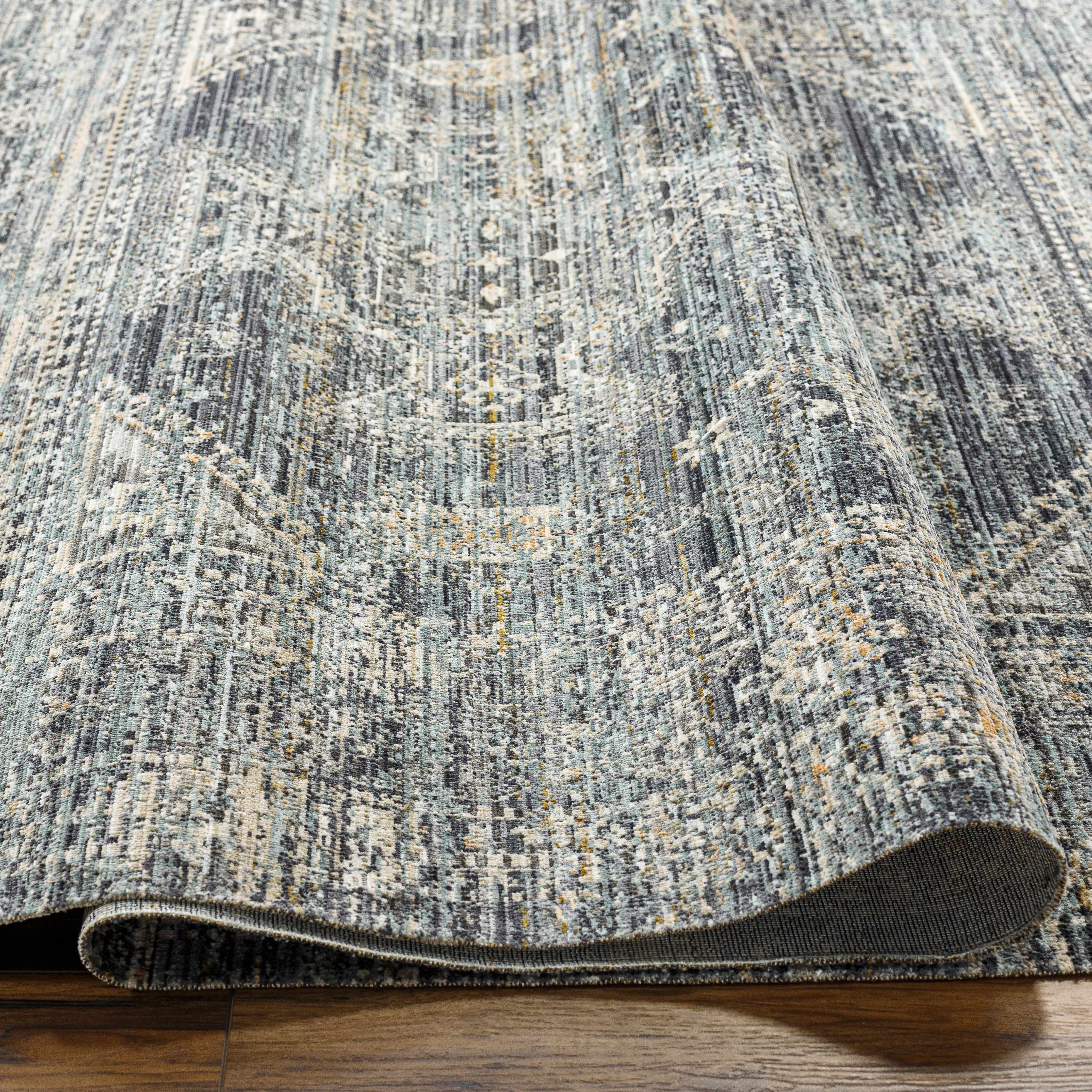 Margaret Medallion Navy Washable Runner Rug - Surya x Becki Owens