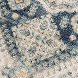 Brend Blue Medallion Runner Rug