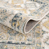 Brend Blue Medallion Runner Rug