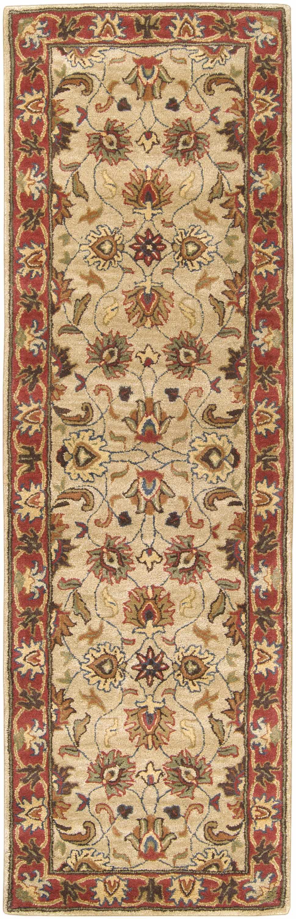 Cherryfield Hand Tufted Brown & Rust 1001 Runner Rug