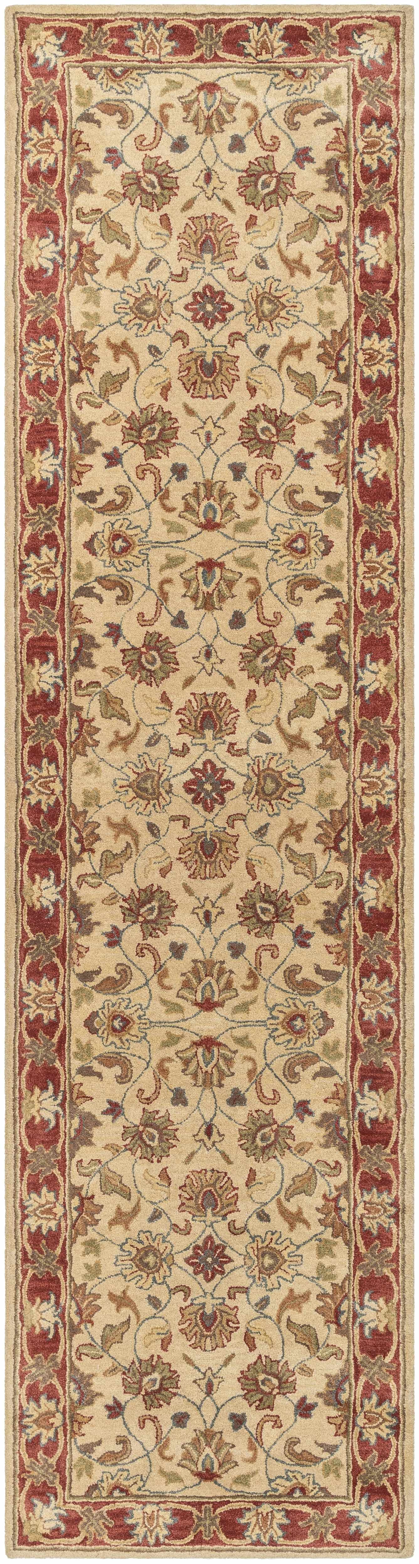 Cherryfield Hand Tufted Brown & Rust 1001 Runner Rug