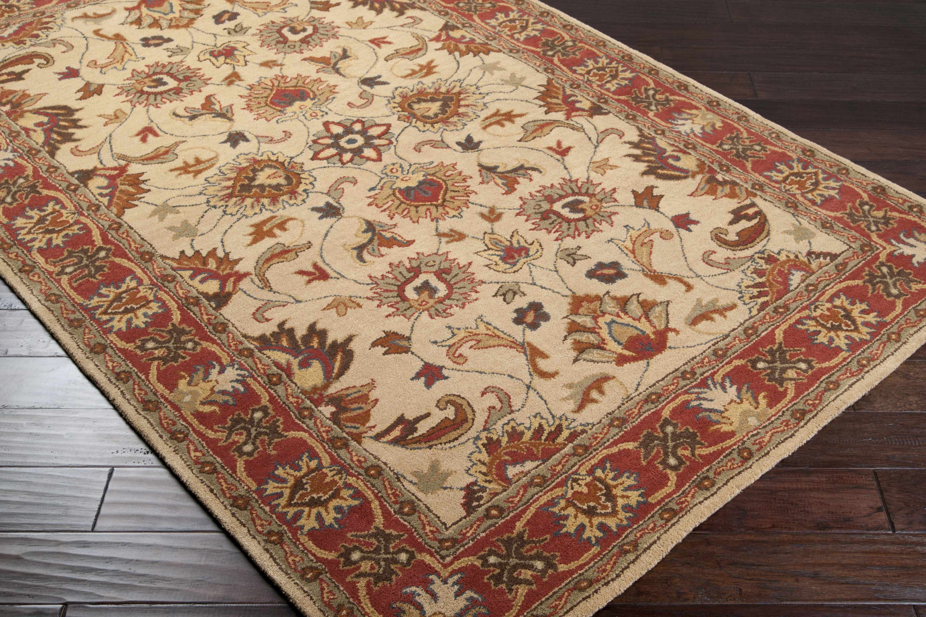 Cherryfield Hand Tufted Brown & Rust 1001 Runner Rug
