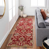 Conesus Hand Tufted Red 1061 Runner Rug