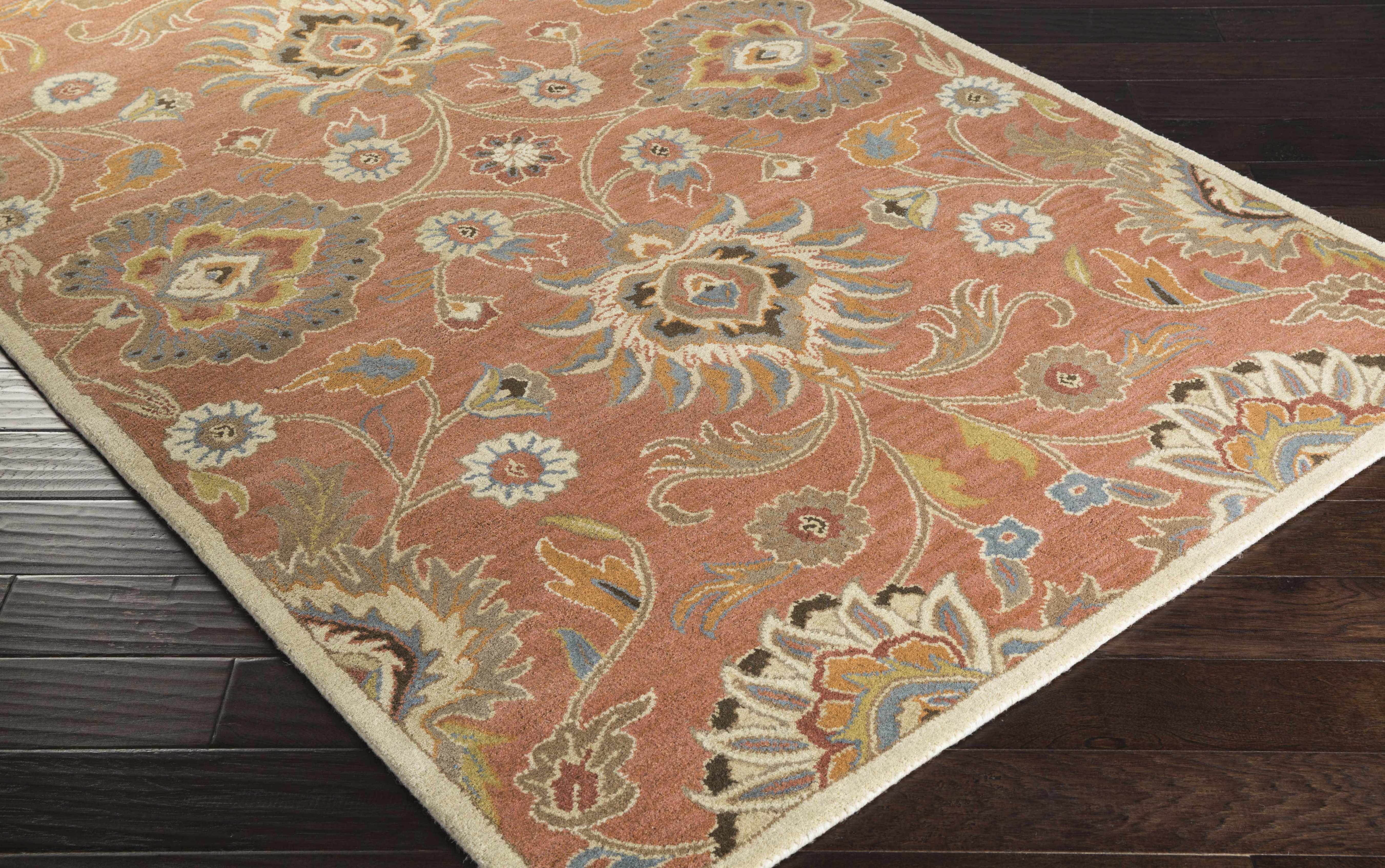 Conesus Hand Tufted Burnt Orange 1112 Runner Rug