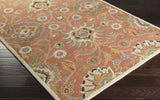 Conesus Hand Tufted Burnt Orange 1112 Runner Rug