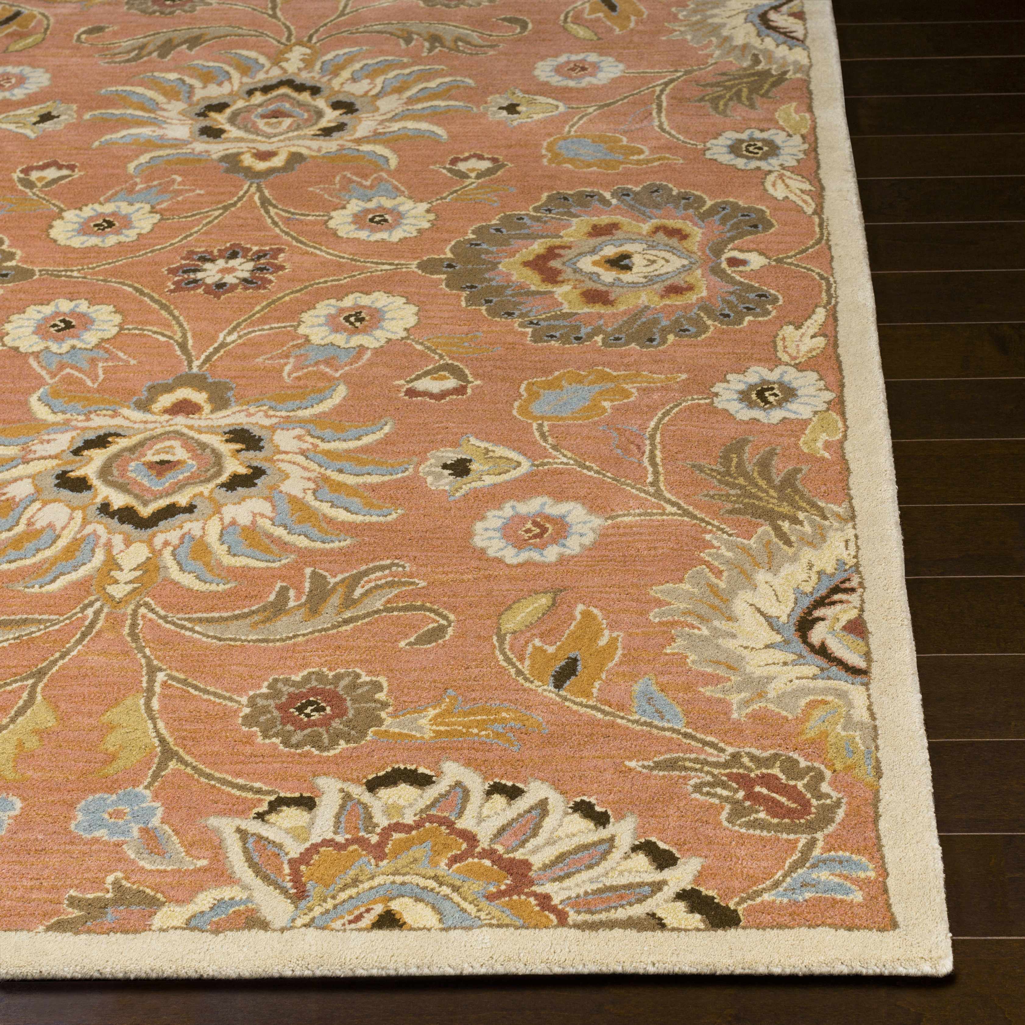 Conesus Hand Tufted Burnt Orange 1112 Runner Rug