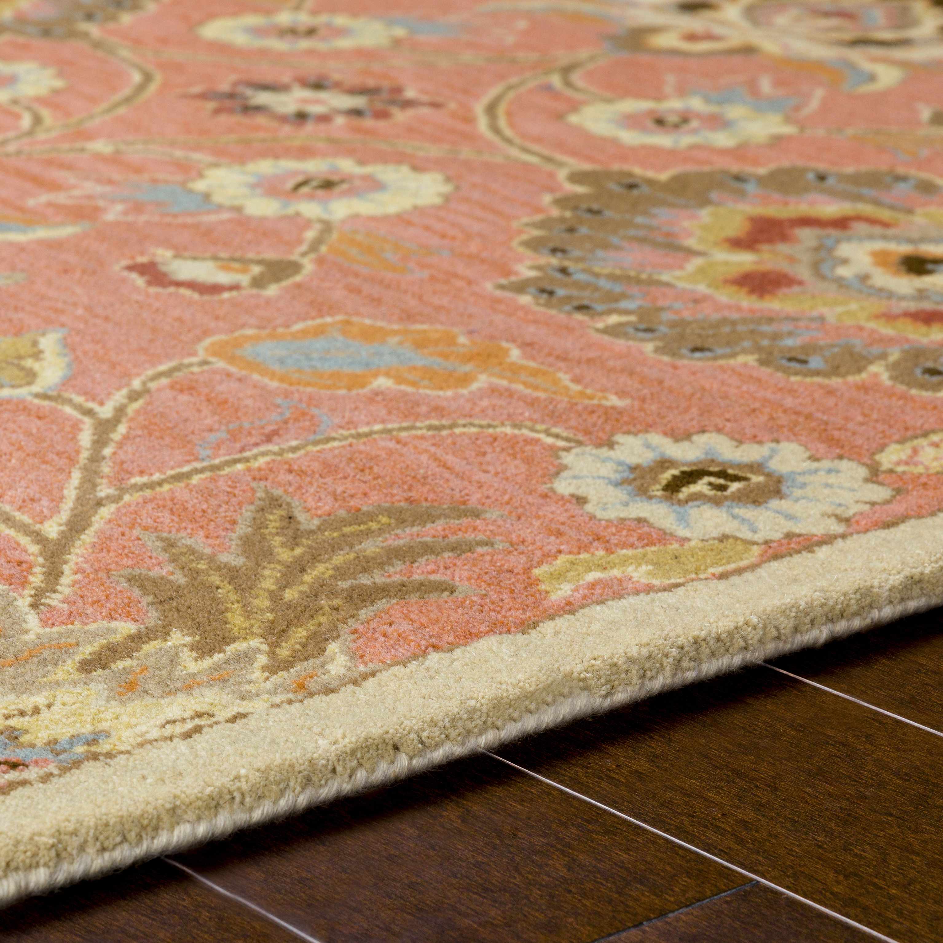 Conesus Hand Tufted Burnt Orange 1112 Runner Rug
