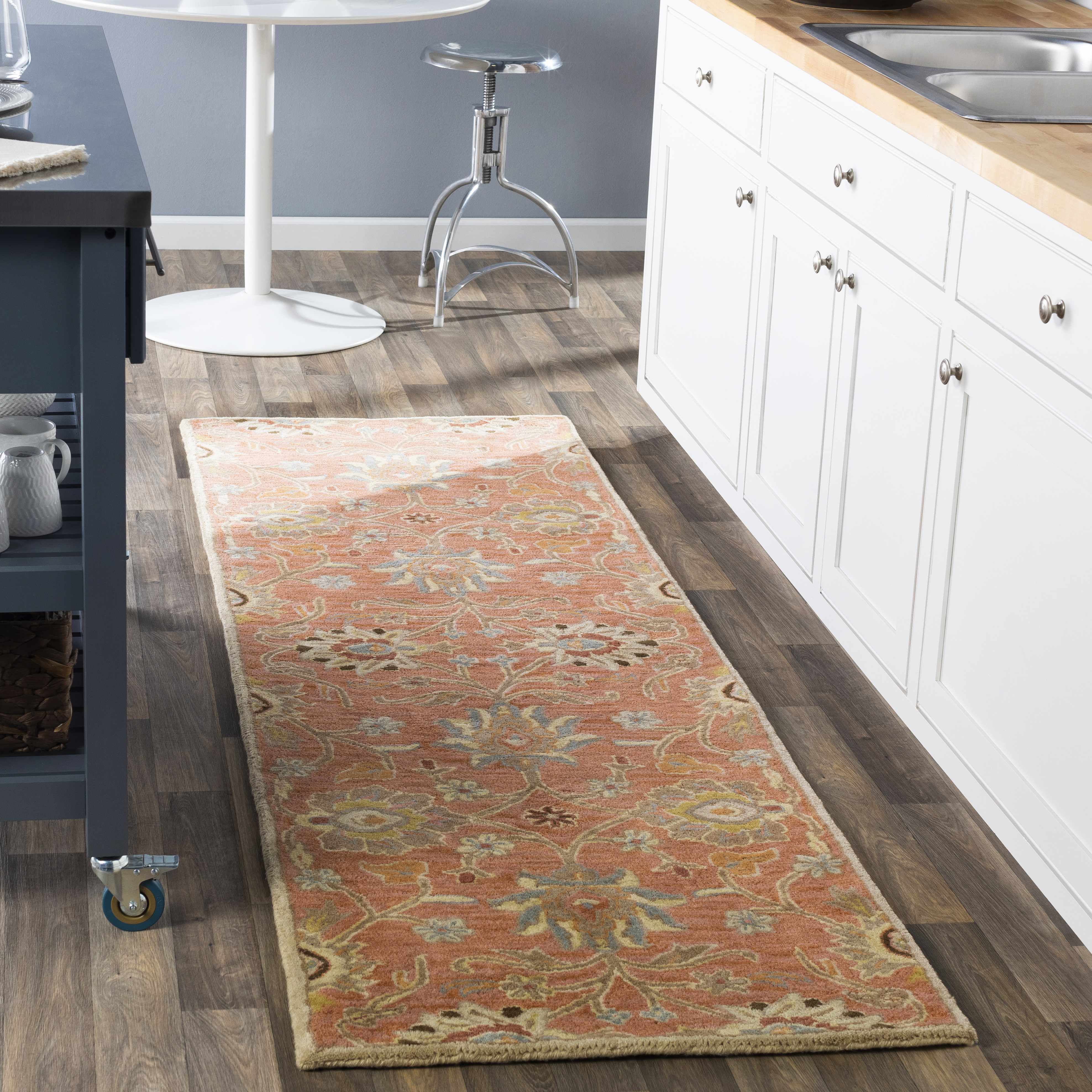Conesus Hand Tufted Burnt Orange 1112 Runner Rug