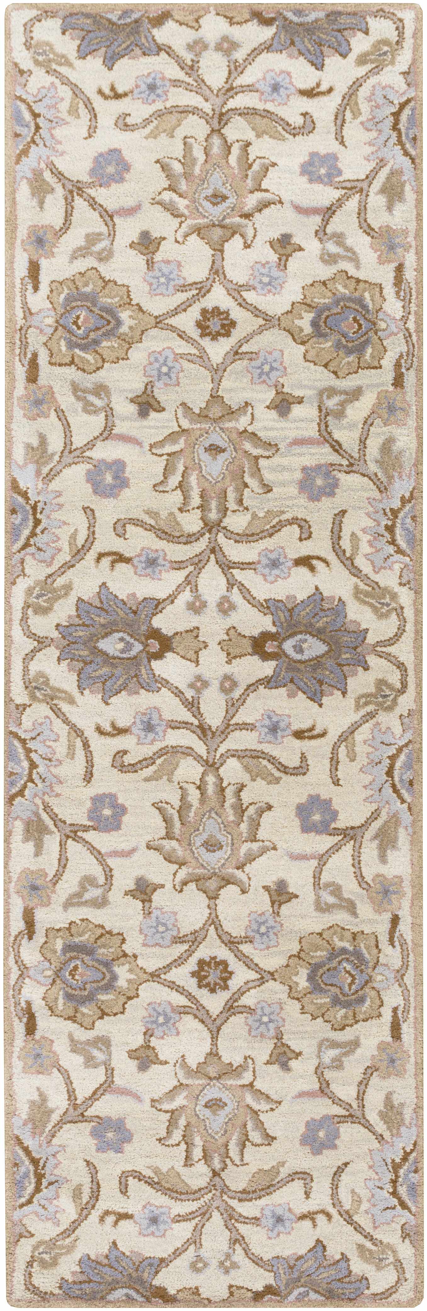 Conesus Hand Tufted Ivory 1109 Runner Rug
