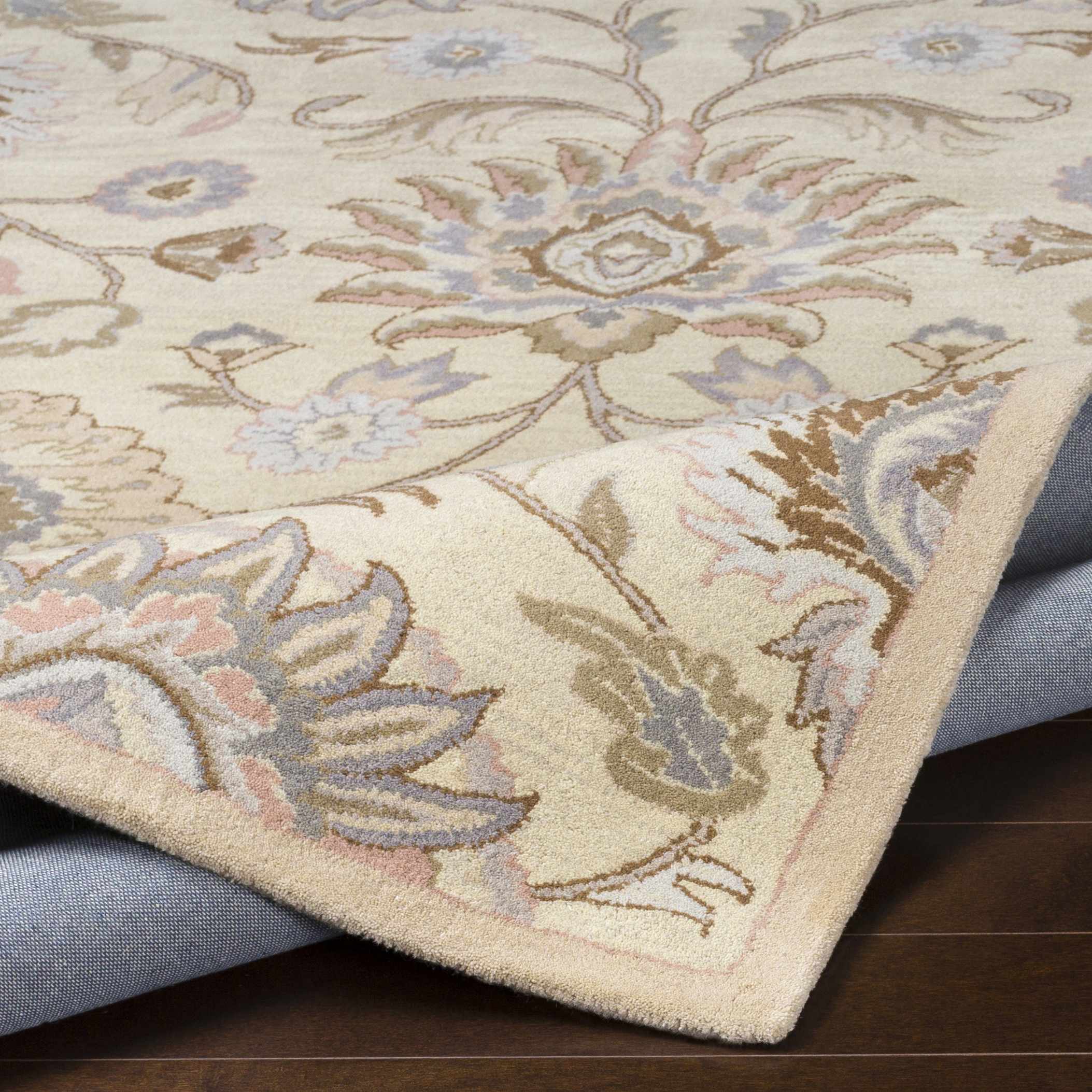 Conesus Hand Tufted Ivory 1109 Runner Rug