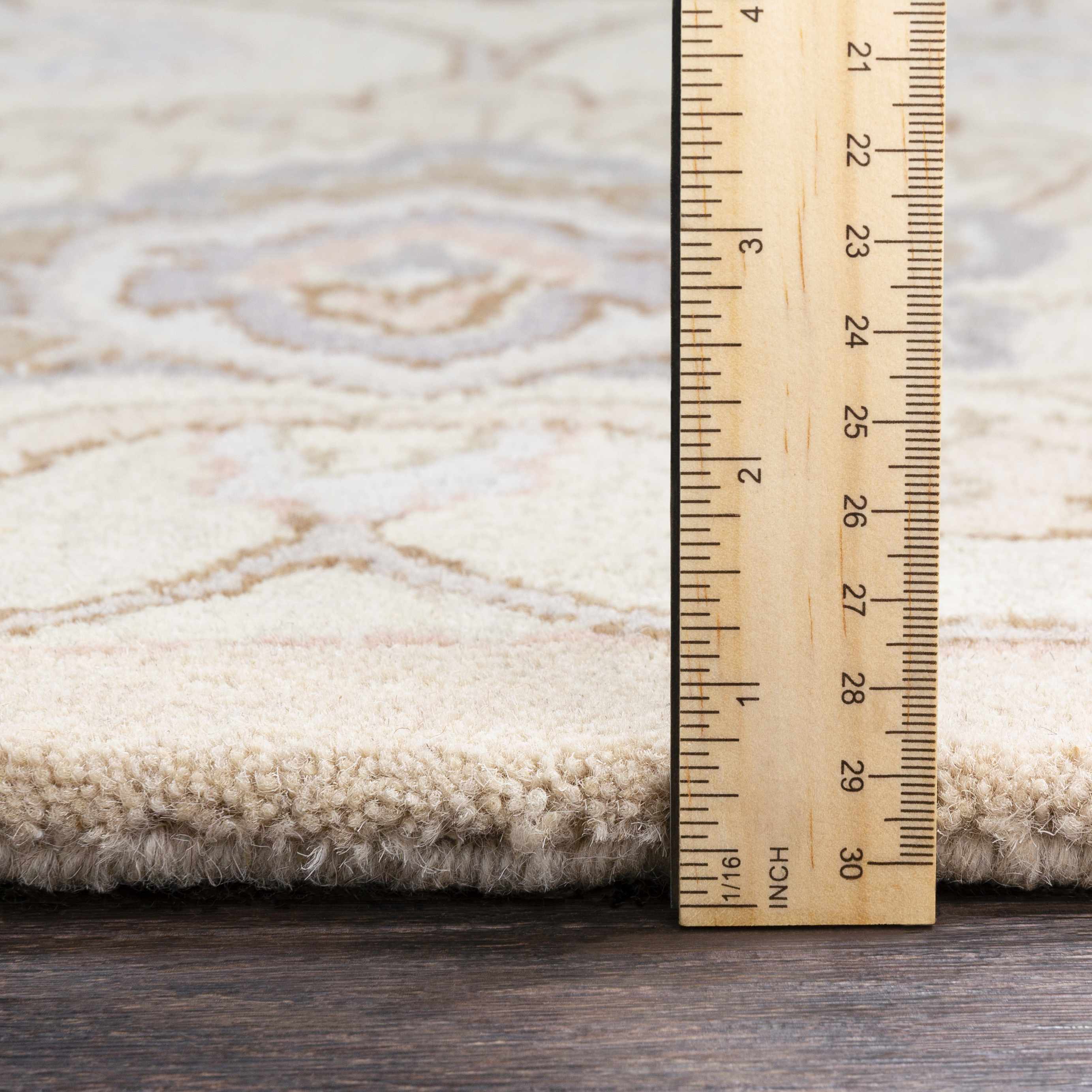 Conesus Hand Tufted Ivory 1109 Runner Rug