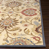 Conesus Hand Tufted Beige & Rust 1116 Runner Rug