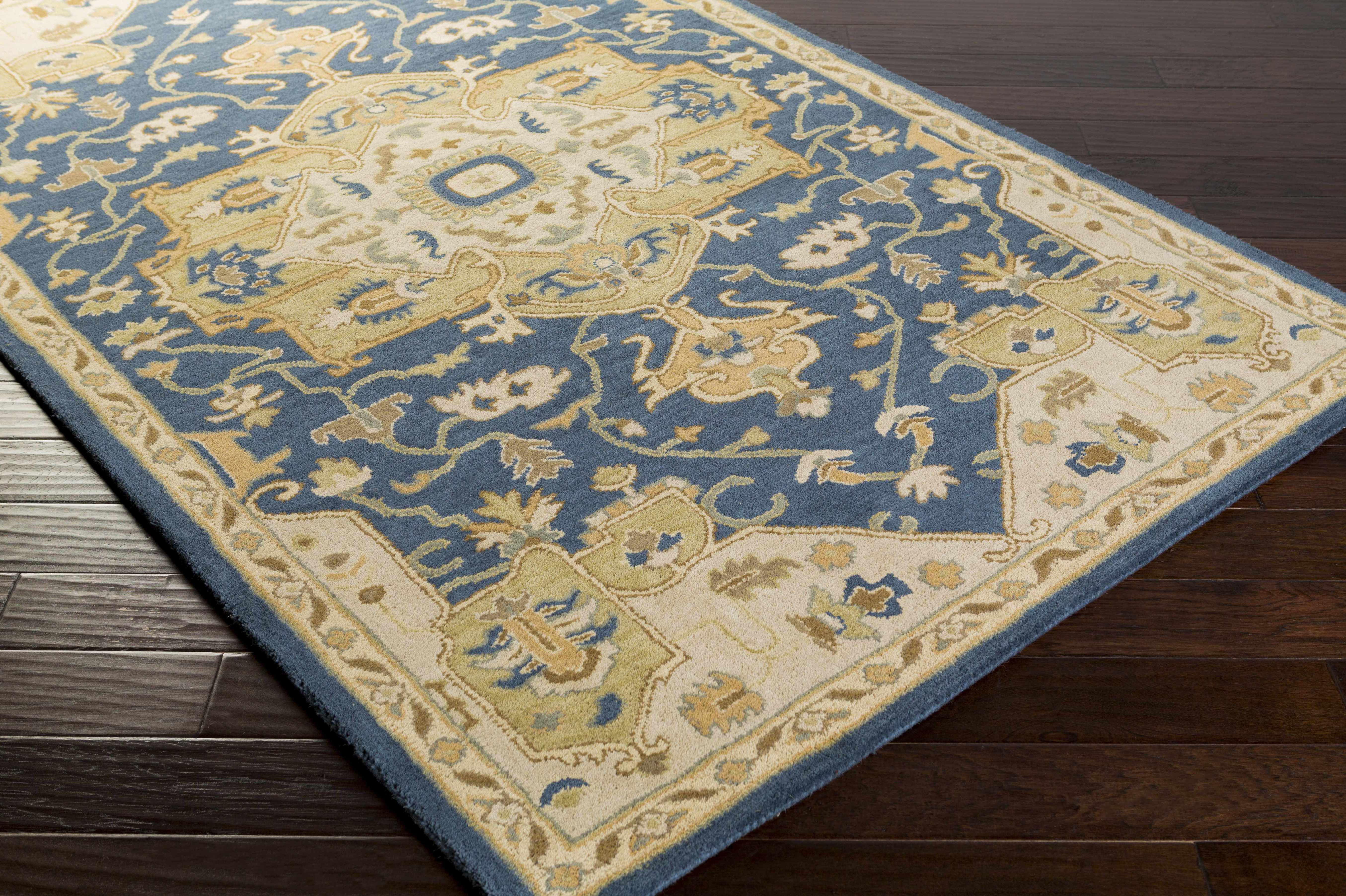 Broomfield Hand Tufted Blue 1145 Runner Rug