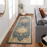 Broomfield Hand Tufted Blue 1145 Runner Rug