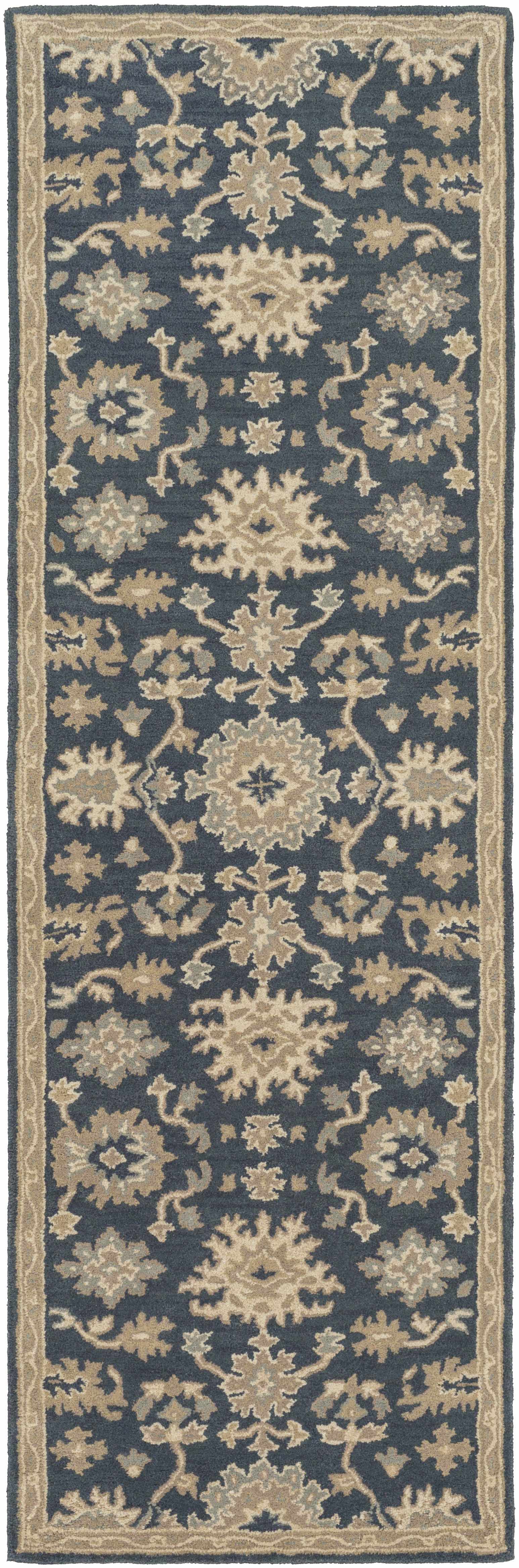 Hazen Hand Tufted Navy 1154 Runner Rug