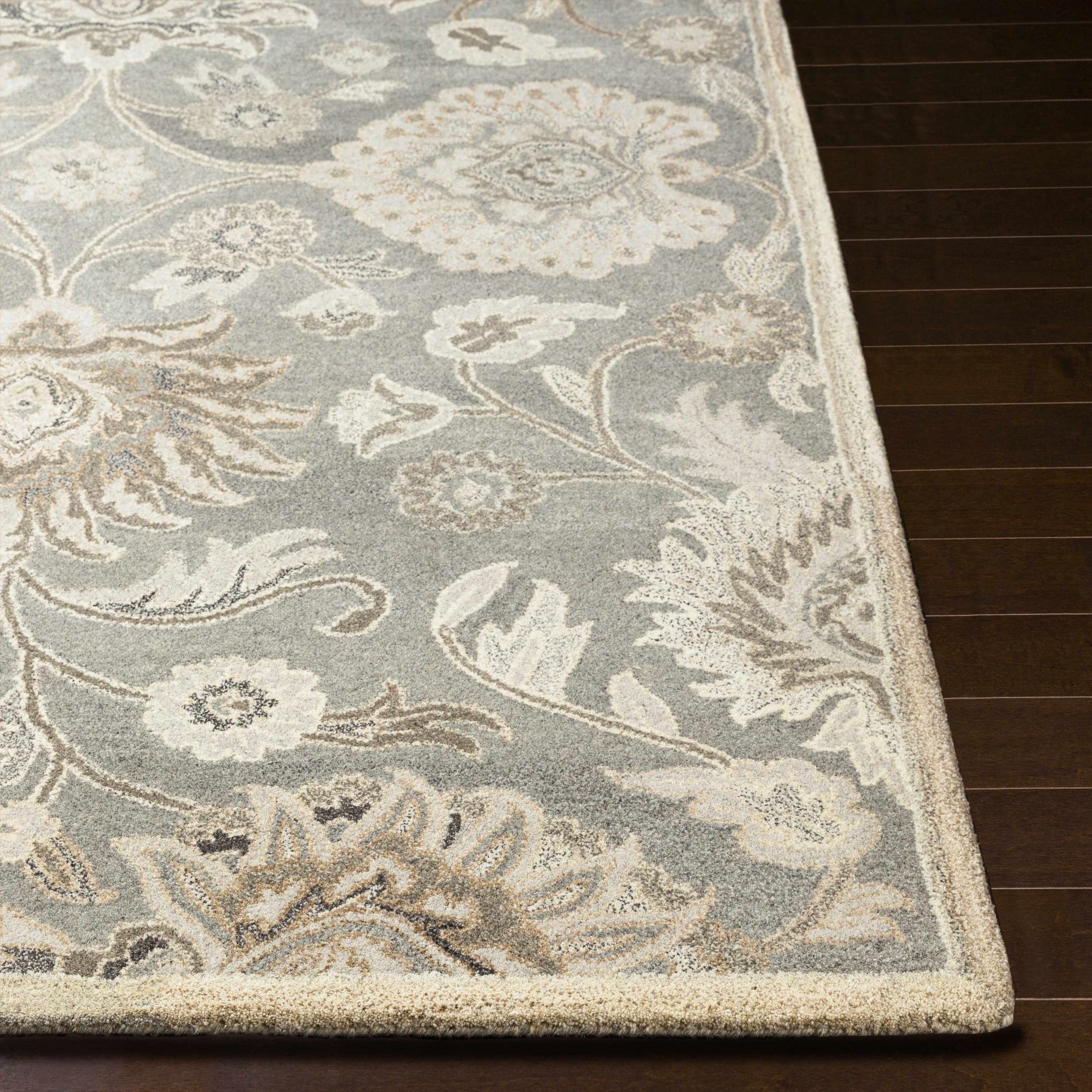 Conesus Hand Tufted Ivory & Taupe 1195 Runner Rug