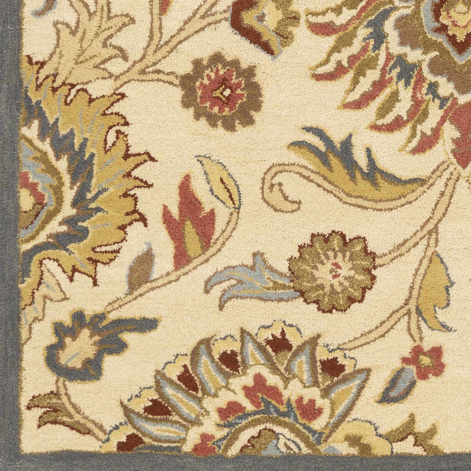 Conesus Hand Tufted Blue & Rust 1204 Runner Rug