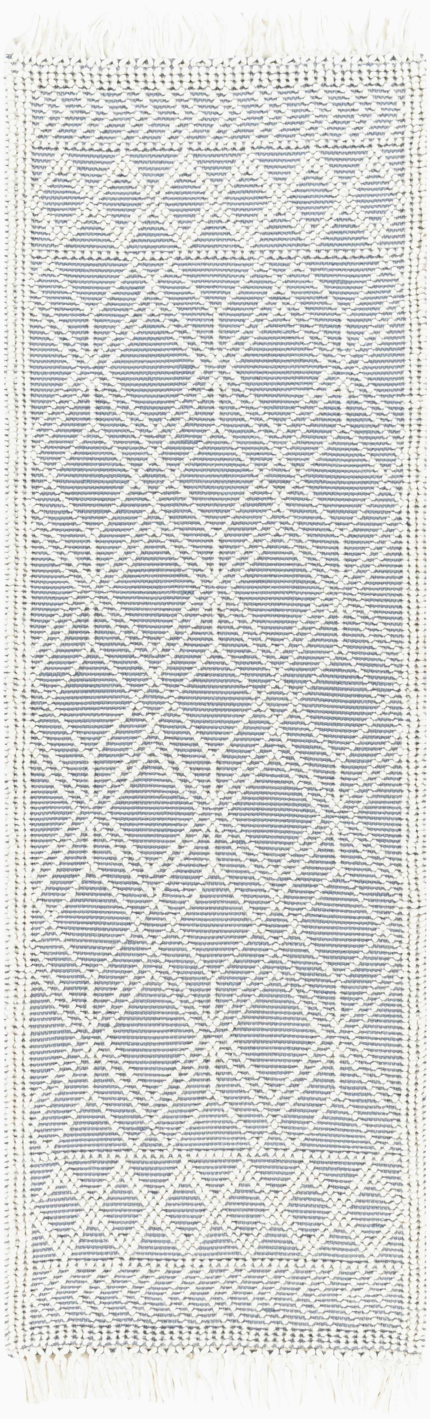 Ramsbury Ivory & Blue Runner Rug