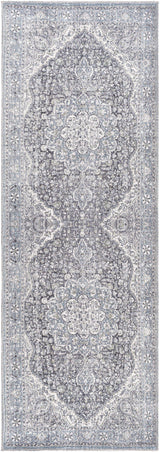 Blue Tavas Medallion Washable Runner Rug - Clearance