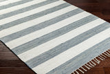 Moby Gray Blue Runner Rug