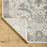 Gauge Cream & Gray Blue Runner Rug