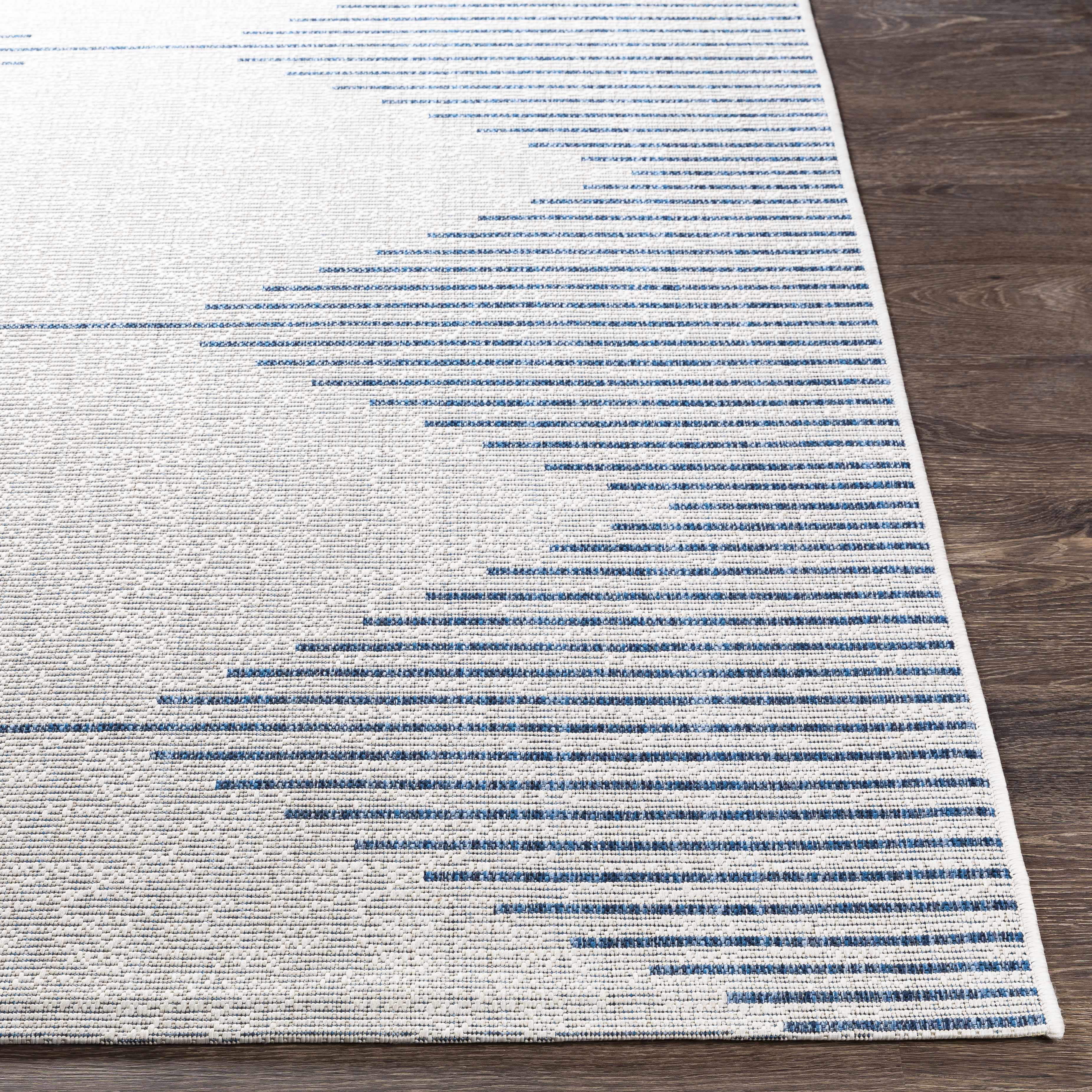 Stephan Blue & Cream Indoor & Outdoor Rug