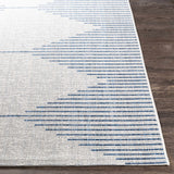 Stephan Blue & Cream Indoor & Outdoor Rug