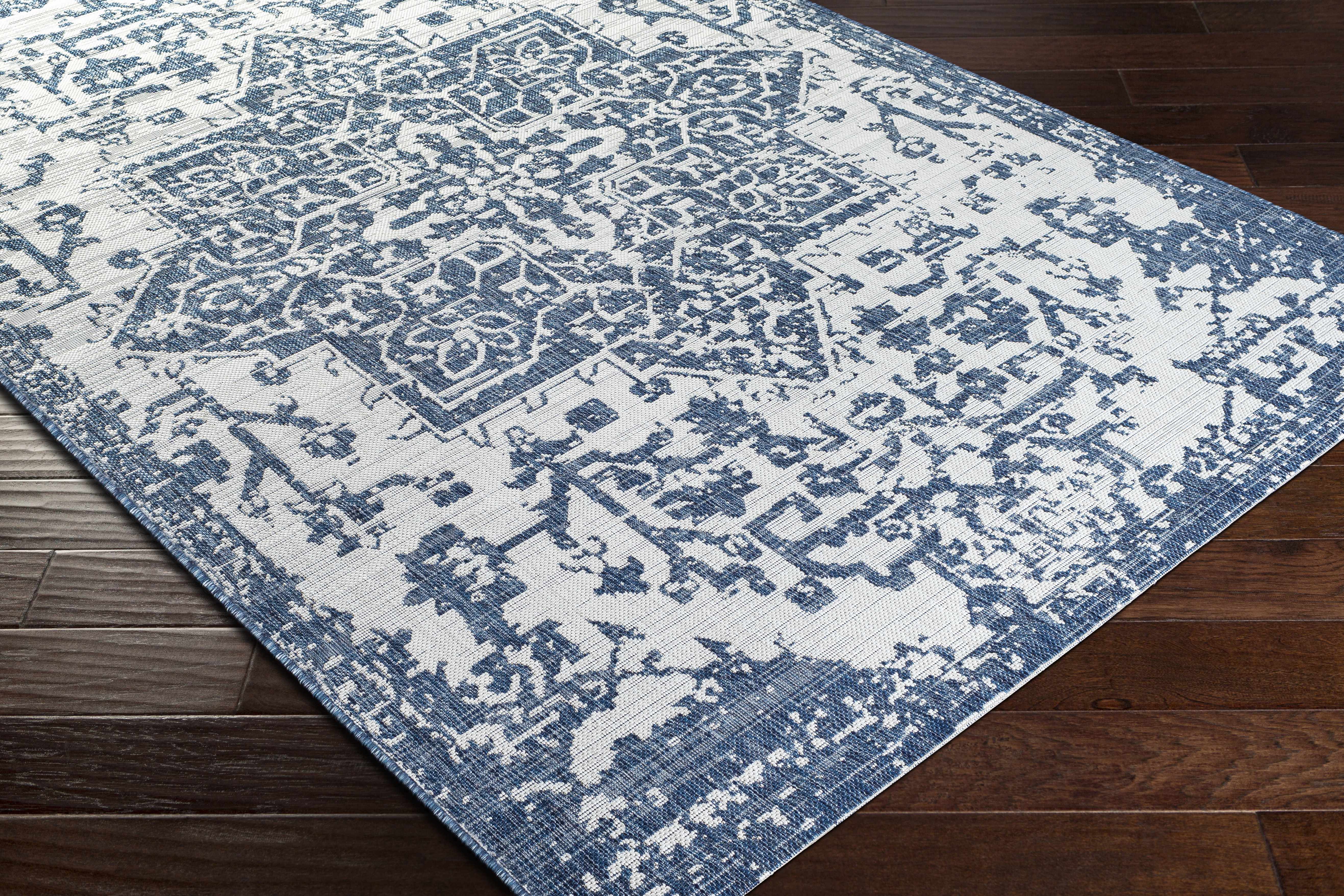 Dark Blue Kilmacolm Indoor & Outdoor Rug