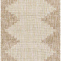 Djugun Beige Indoor & Outdoor 10ft Runner Rug