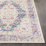 Thorsby Magenta & Cream Runner Rug