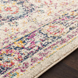 Thorsby Magenta & Cream Runner Rug